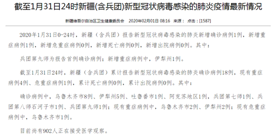 新疆首例确诊病例数及其影响分析